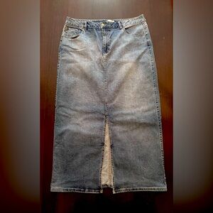 Rachel Zoe Blue Denim Skirt